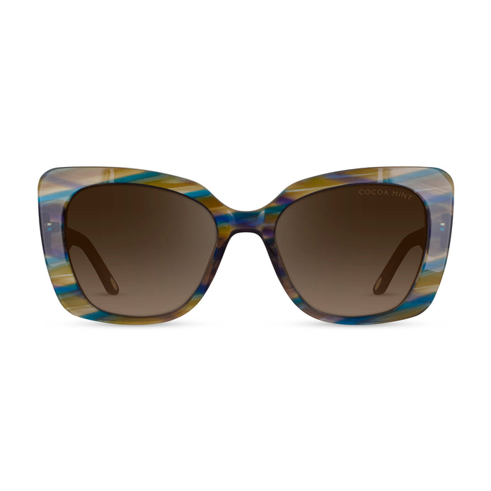 CMS2129 C1 - Cocoa Mint - Sunglasses - Blue - front