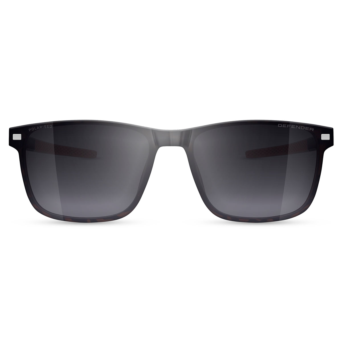 CILLIAN - Land Rover Defender - Sun Clip - Tortoise/Silver - mirror shape 1