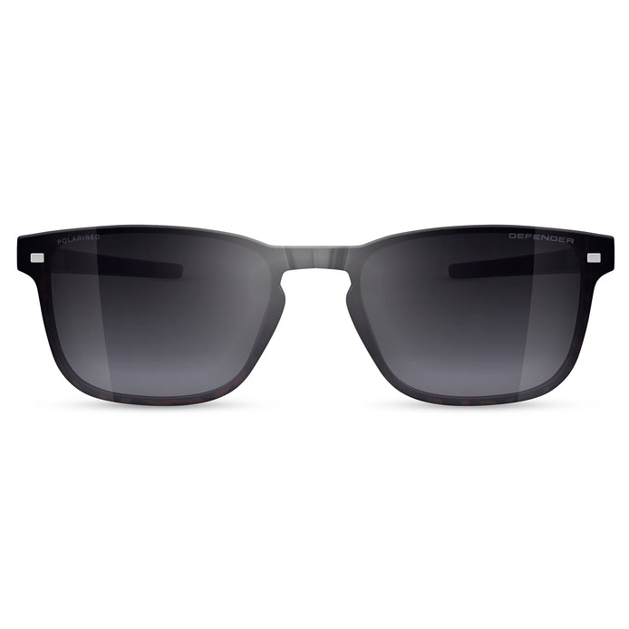CORMAC - Land Rover Defender - Sun Clip - Black/Tortoise - mirror shape 1