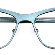 Metal aluminum eyeglasses - look int my eyes