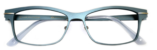Metal aluminum eyeglasses - look int my eyes