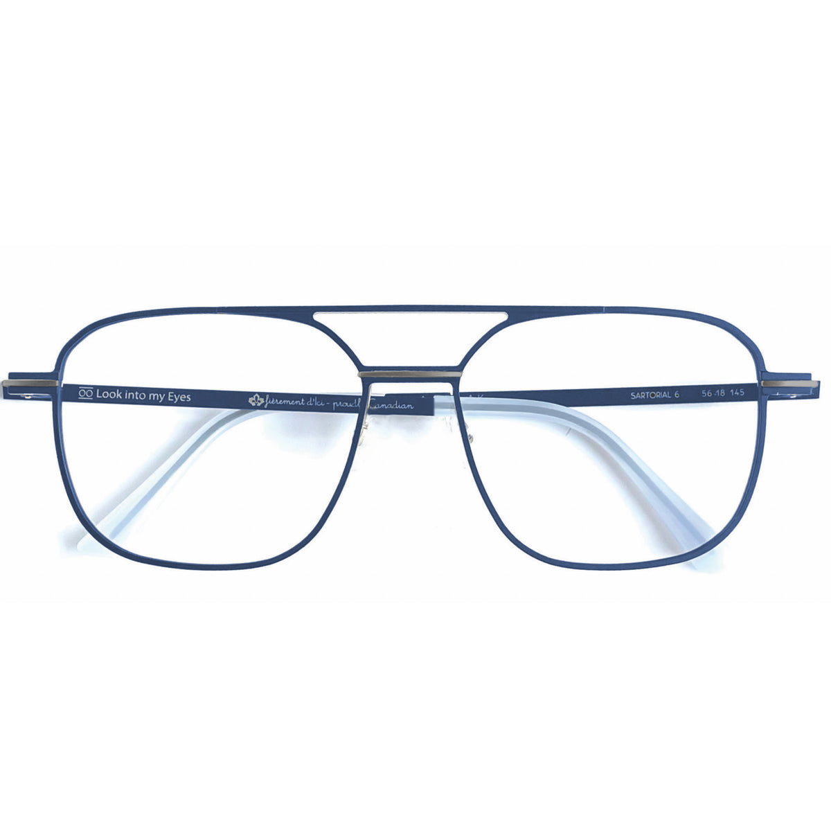 Sartorial 6 BS aviator eyeglasses look into my Eyes
